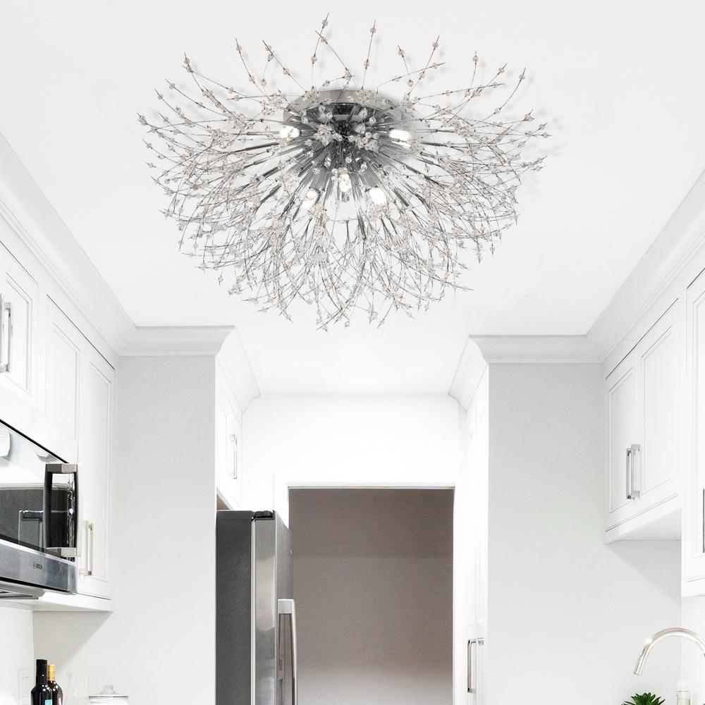 Nowoczesna Lampa Sufitowa Sputnik | Z Perłami