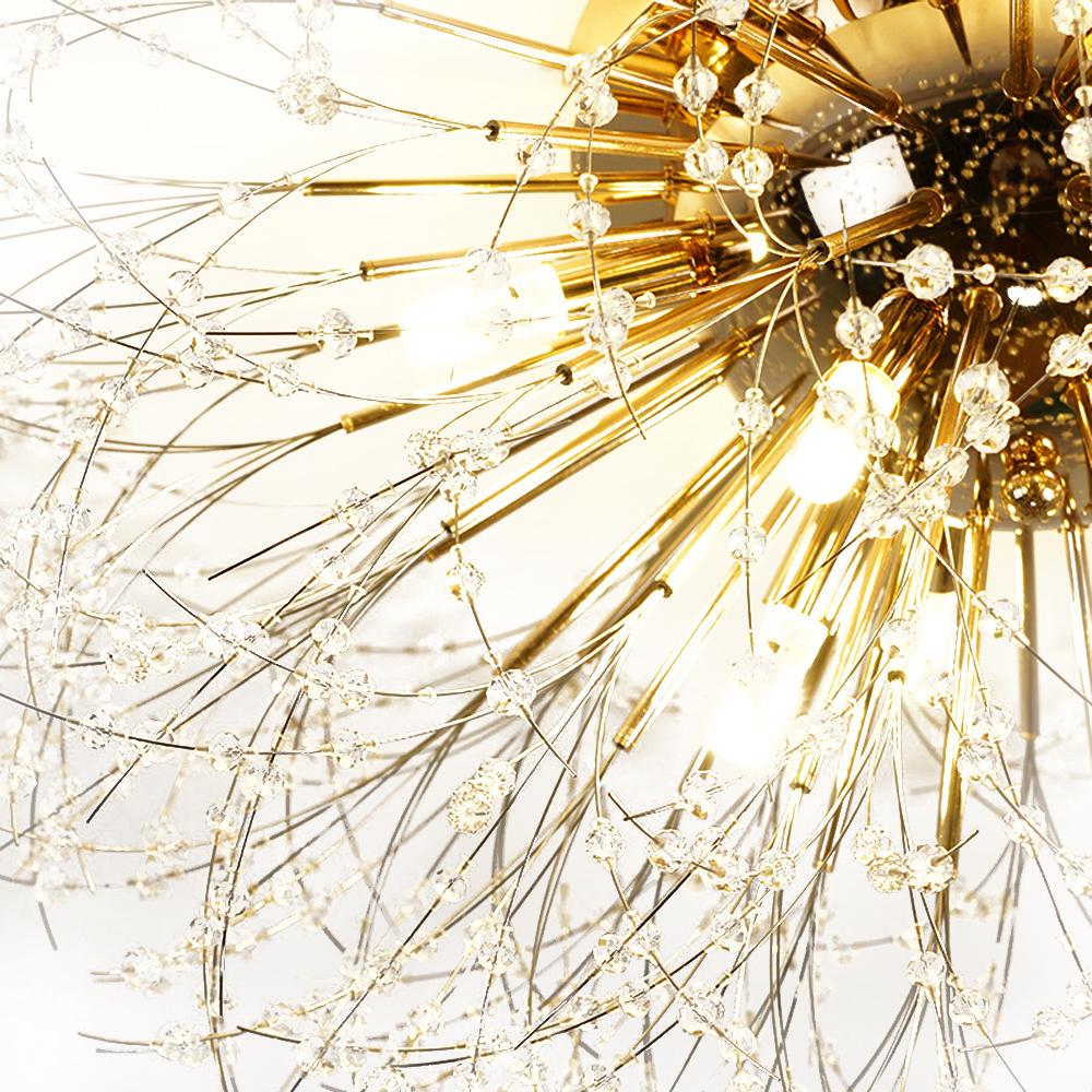 Nowoczesna Lampa Sufitowa Sputnik | Z Perłami