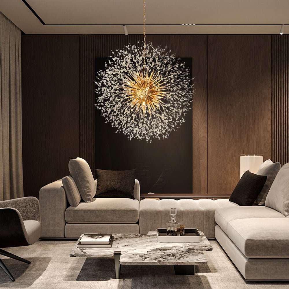 Nowoczesna Lampa Wisząca Sputnik | Duża Lampa Sufitowa