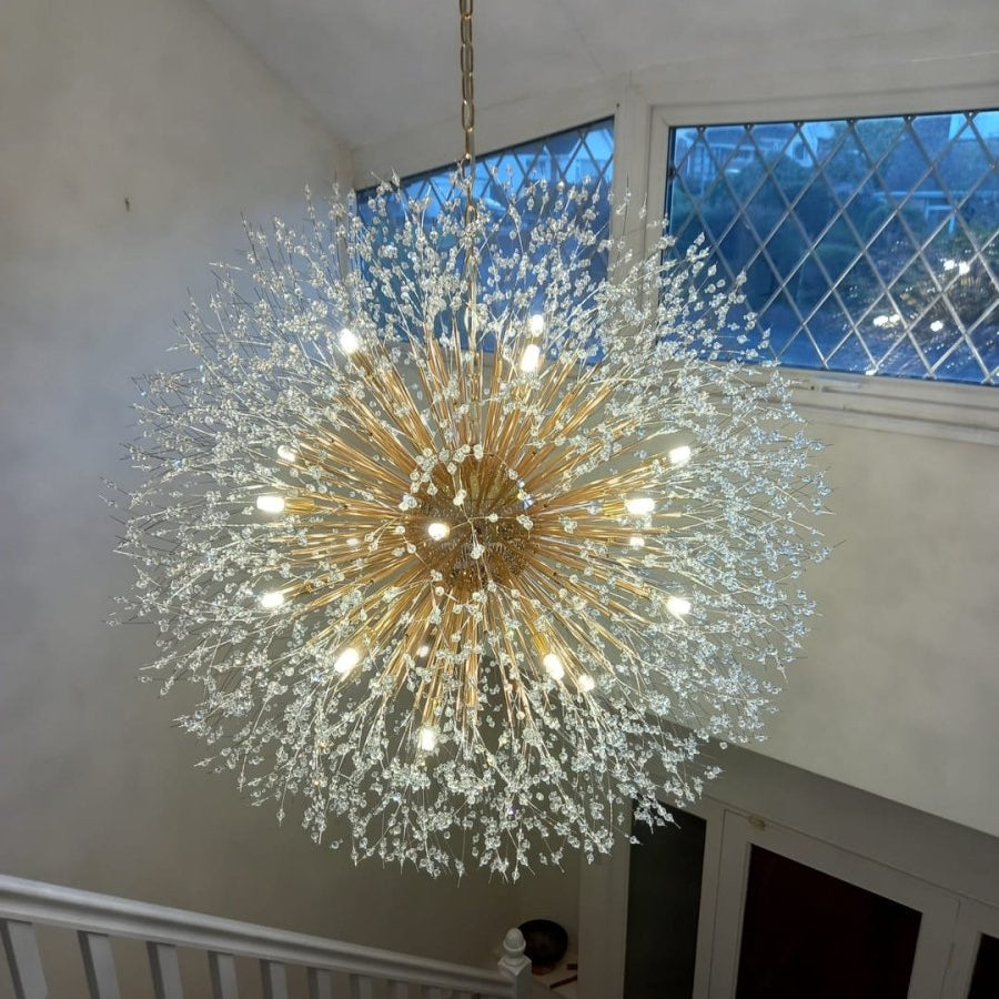 Nowoczesna Lampa Wisząca Sputnik | Duża Lampa Sufitowa