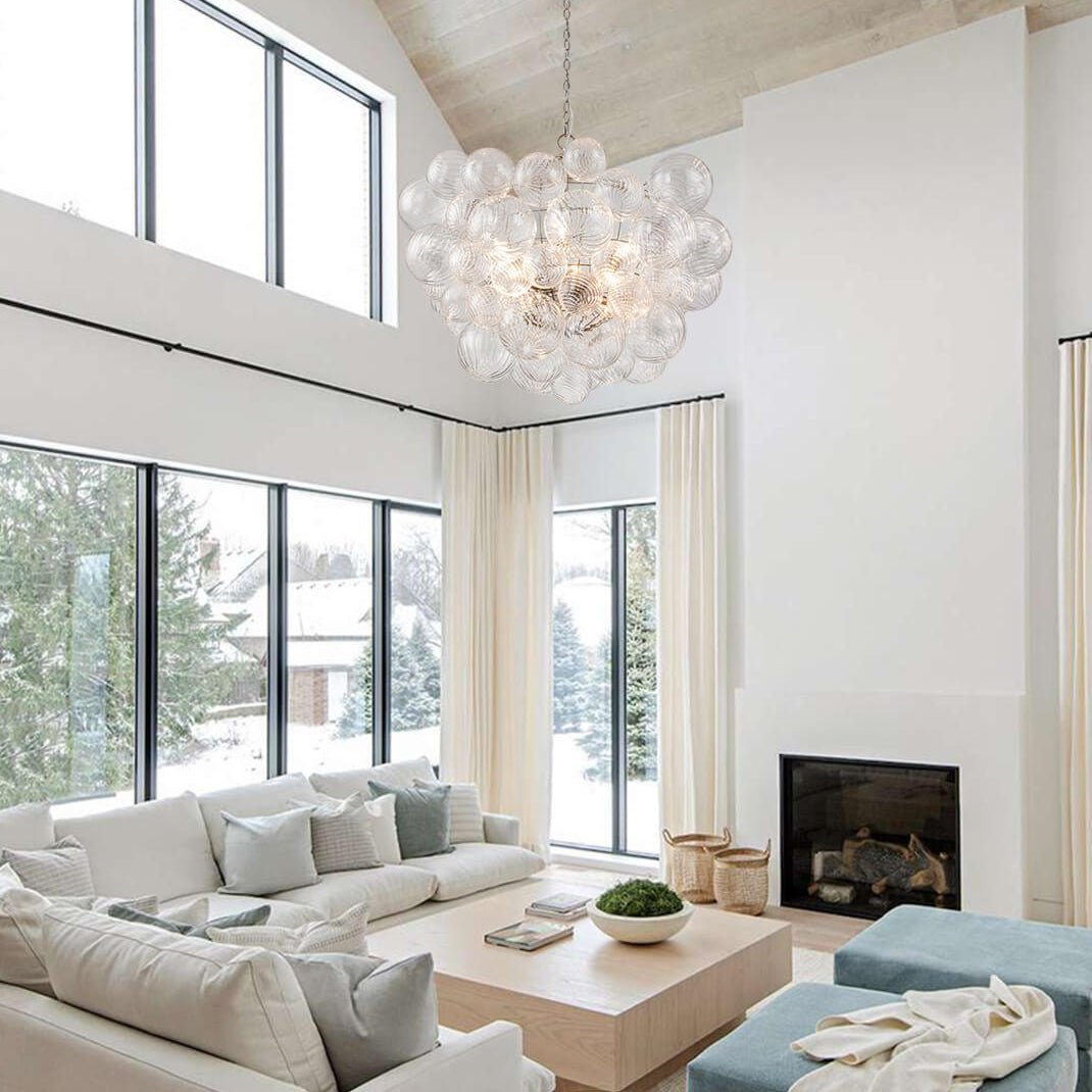 Nowoczesna Lampa w Kształcie Kuli do Salonu | Lampa Sufitowa