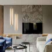 Nowoczesne liniowe kinkiety LED | Lustro