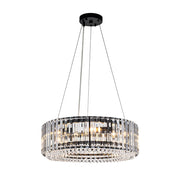 Okrągła Kryształowa Lampa Sufitowa | Efektowna