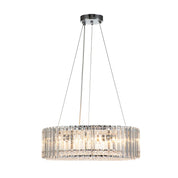 Okrągła Kryształowa Lampa Sufitowa | Efektowna