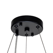 Okrągła Kryształowa Lampa Sufitowa | Efektowna