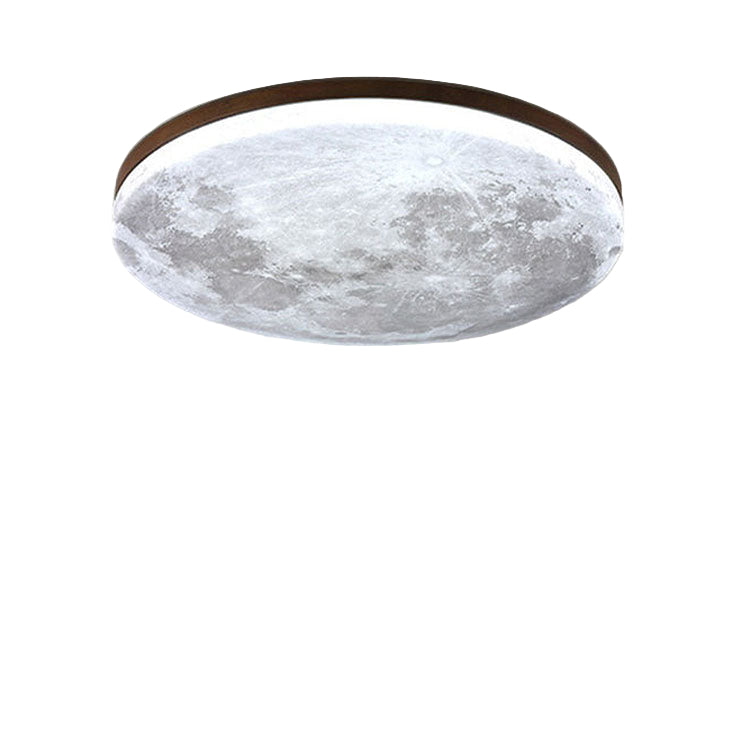 Prosta Lampa Sufitowa w Kształcie Księżyca | Lampa LED