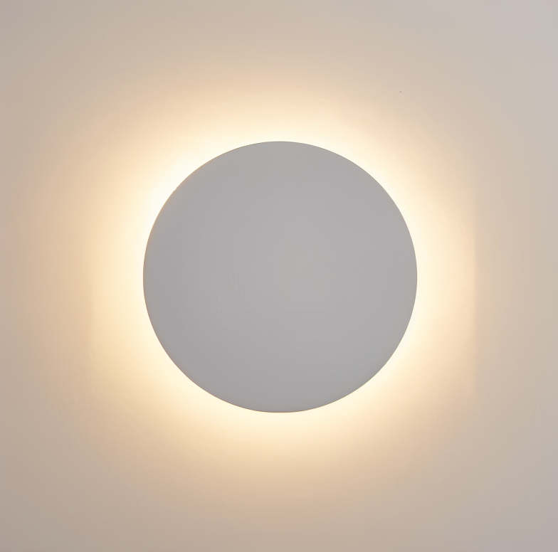 Prosta Okrągła Lampa Nocna | Lampa ścienna