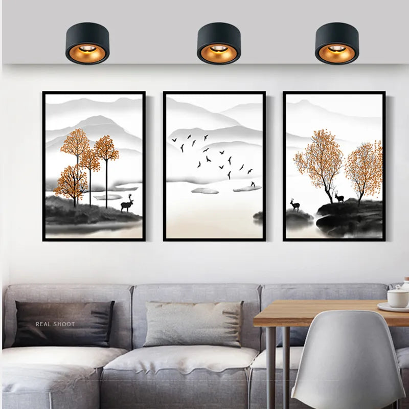 Bezprzewodowy reflektor sufitowy LED