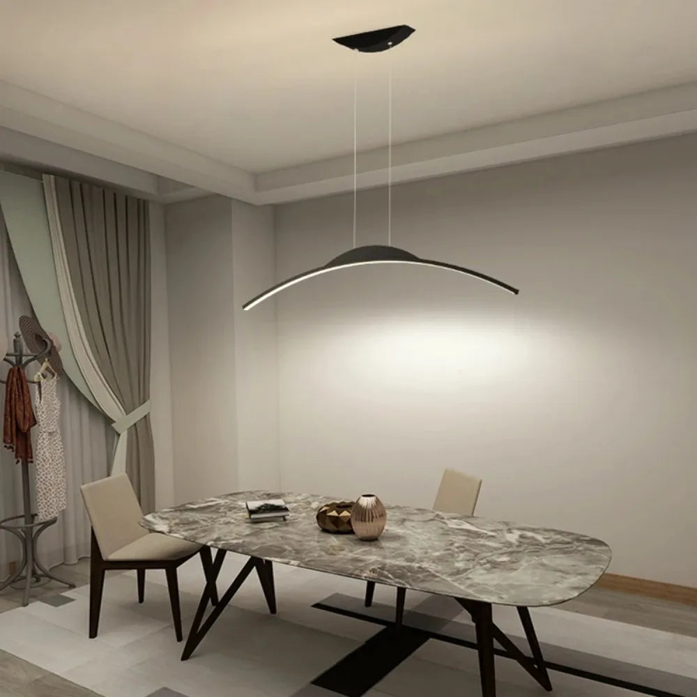 Nowoczesna lampa wisząca LED do salonu, jadalni i kuchni
