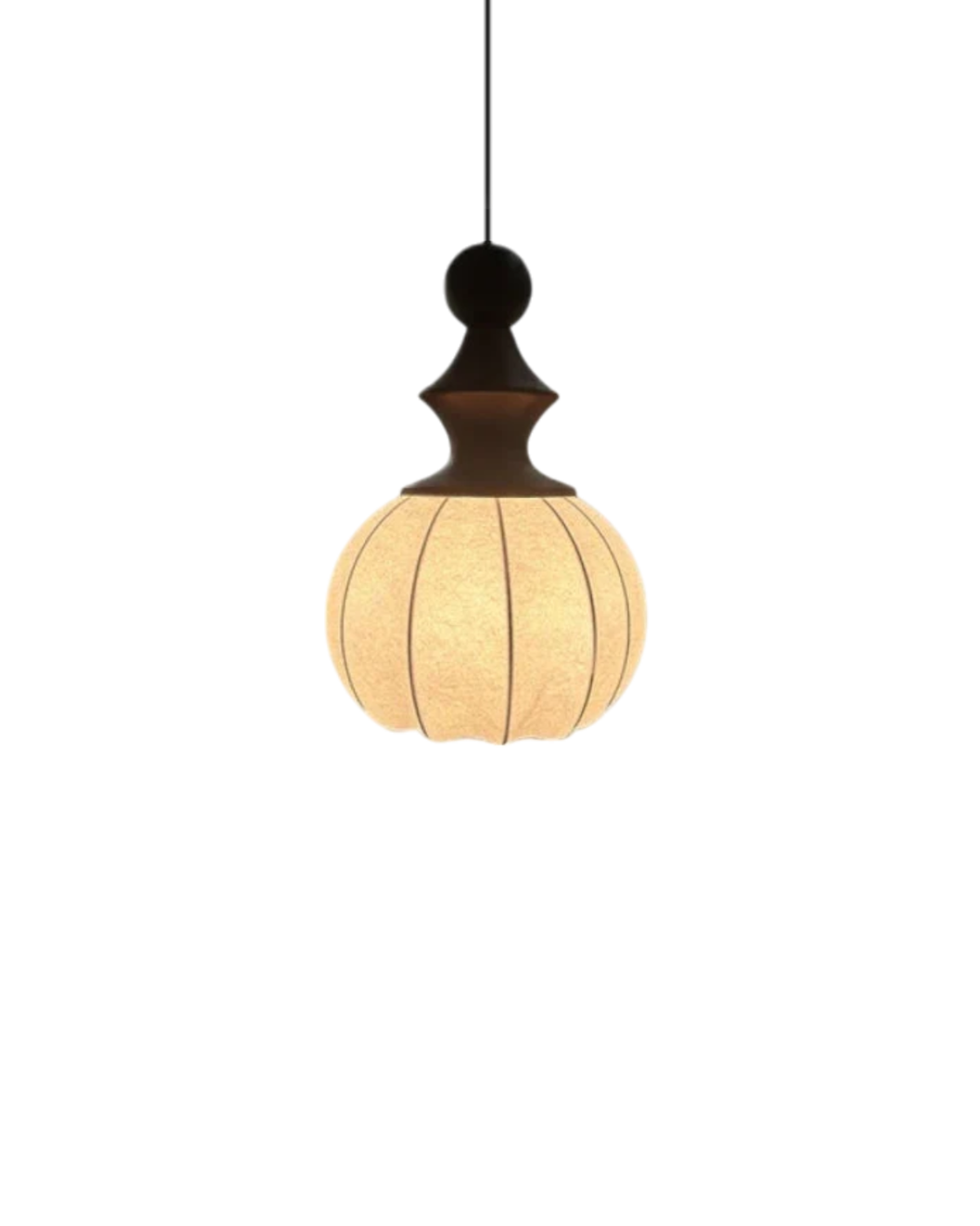 Trójkolorowa Lampa Sufitowa LED | Drewniana Podstawa
