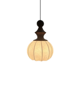 Trójkolorowa Lampa Sufitowa LED | Drewniana Podstawa