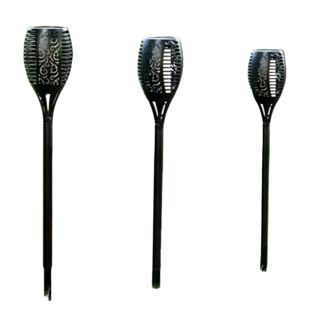 Zestaw trzech zewnętrznych lamp solarnych