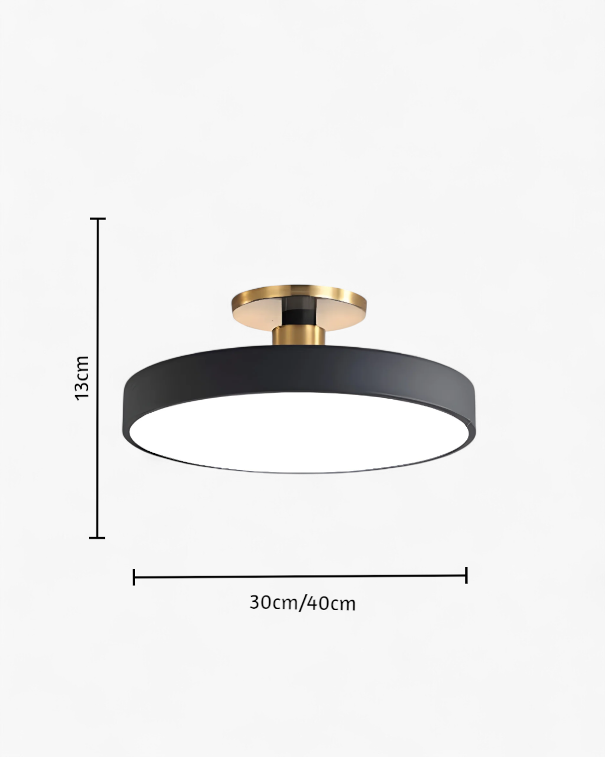 Lampa Sufitowa Półpłaska | Nowoczesny, Minimalistyczny Design z Ciepłym Oświetleniem LED