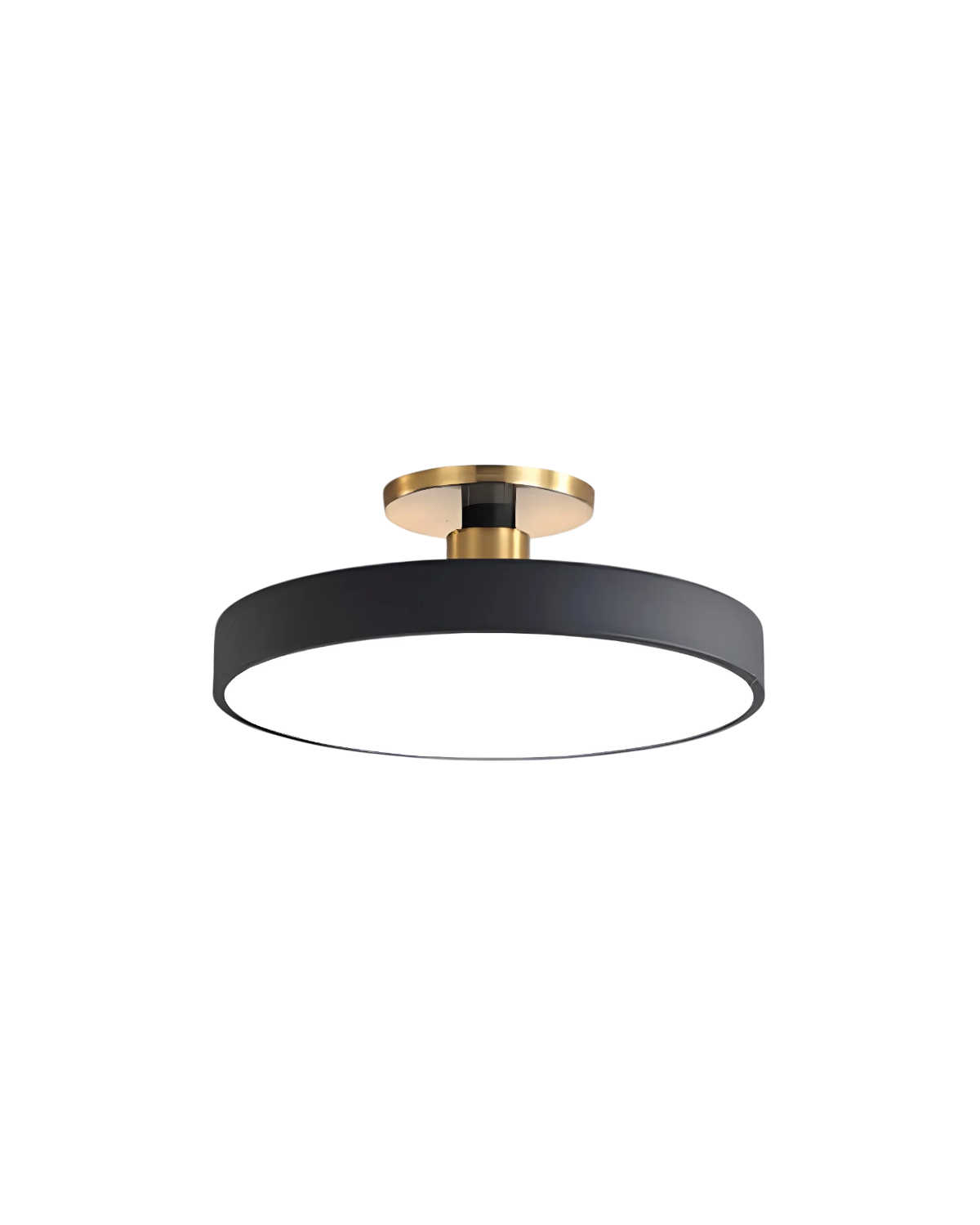 Lampa Sufitowa Półpłaska | Nowoczesny, Minimalistyczny Design z Ciepłym Oświetleniem LED