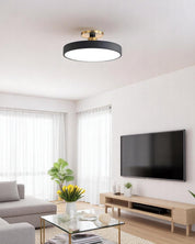 Lampa Sufitowa Półpłaska | Nowoczesny, Minimalistyczny Design z Ciepłym Oświetleniem LED
