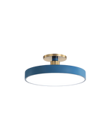 Lampa Sufitowa Półpłaska | Nowoczesny, Minimalistyczny Design z Ciepłym Oświetleniem LED