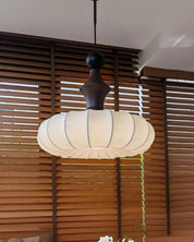 Trójkolorowa Lampa Sufitowa LED | Drewniana Podstawa