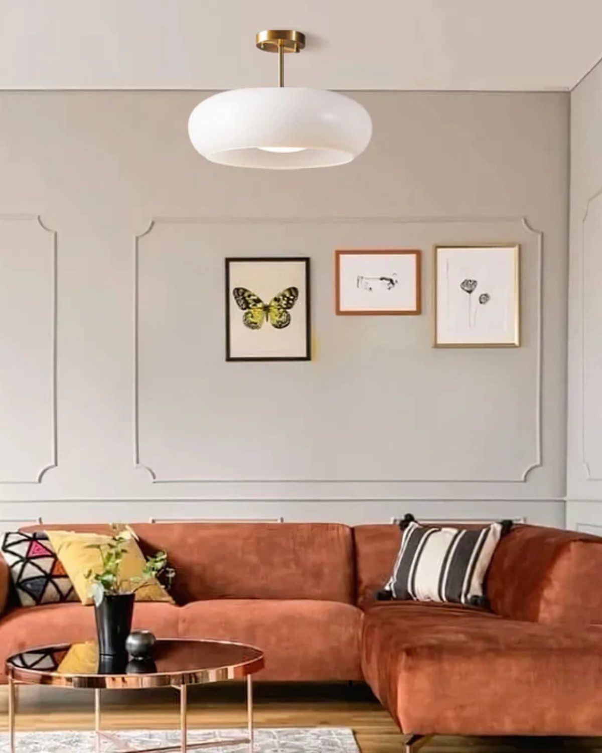 Nordycka Minimalistyczna Lampa Sufitowa