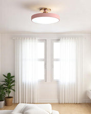 Lampa Sufitowa Półpłaska | Nowoczesny, Minimalistyczny Design z Ciepłym Oświetleniem LED
