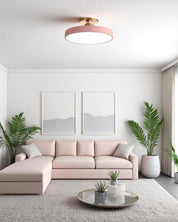 Lampa Sufitowa Półpłaska | Nowoczesny, Minimalistyczny Design z Ciepłym Oświetleniem LED