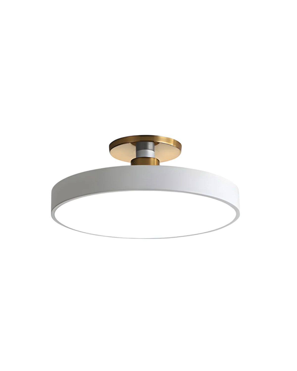 Lampa Sufitowa Półpłaska | Nowoczesny, Minimalistyczny Design z Ciepłym Oświetleniem LED