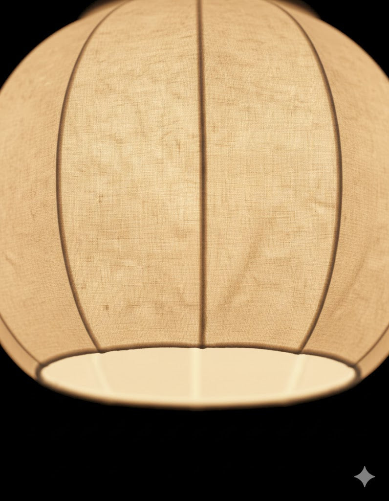 Trójkolorowa Lampa Sufitowa LED | Drewniana Podstawa