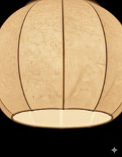 Trójkolorowa Lampa Sufitowa LED | Drewniana Podstawa