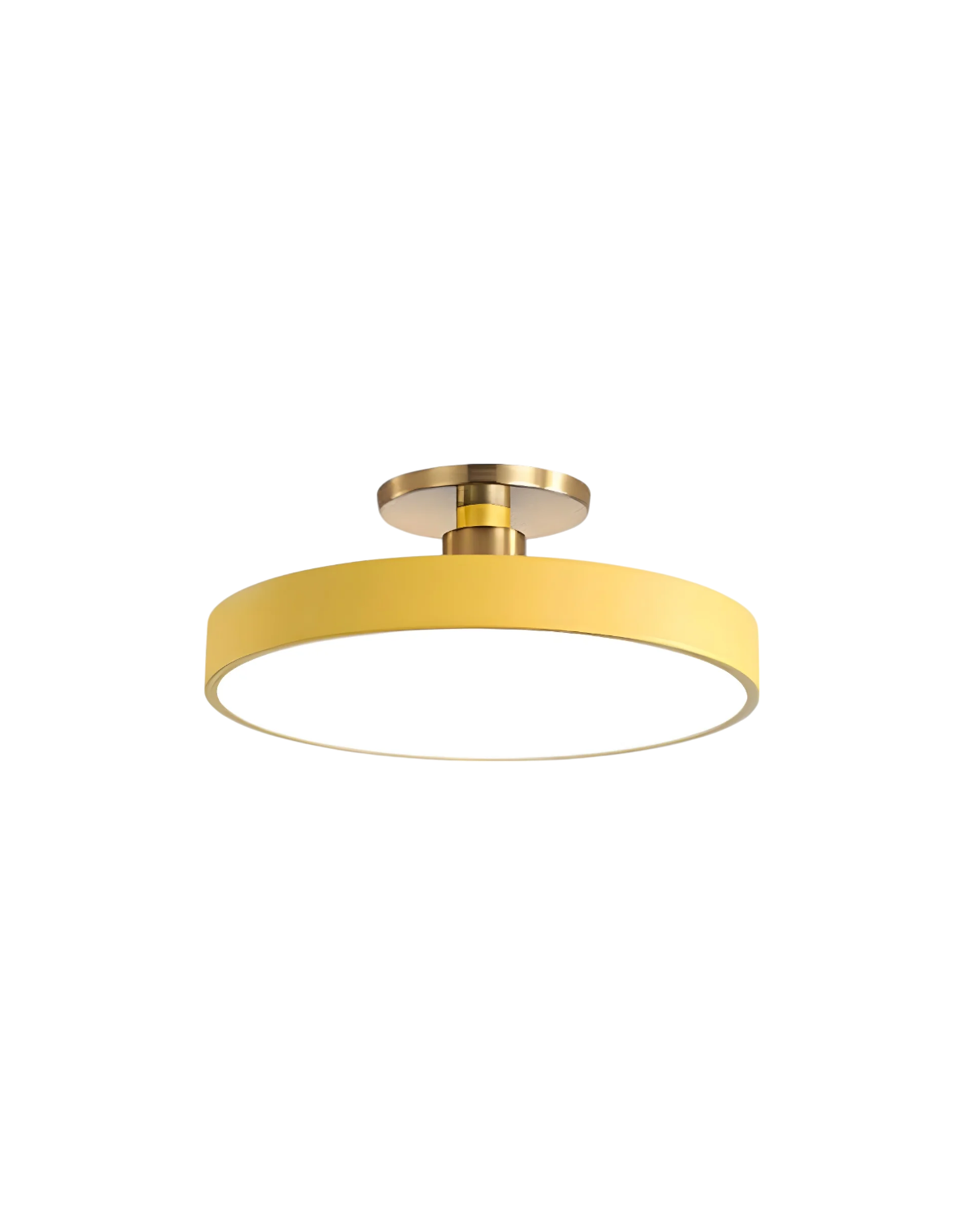 Lampa Sufitowa Półpłaska | Nowoczesny, Minimalistyczny Design z Ciepłym Oświetleniem LED